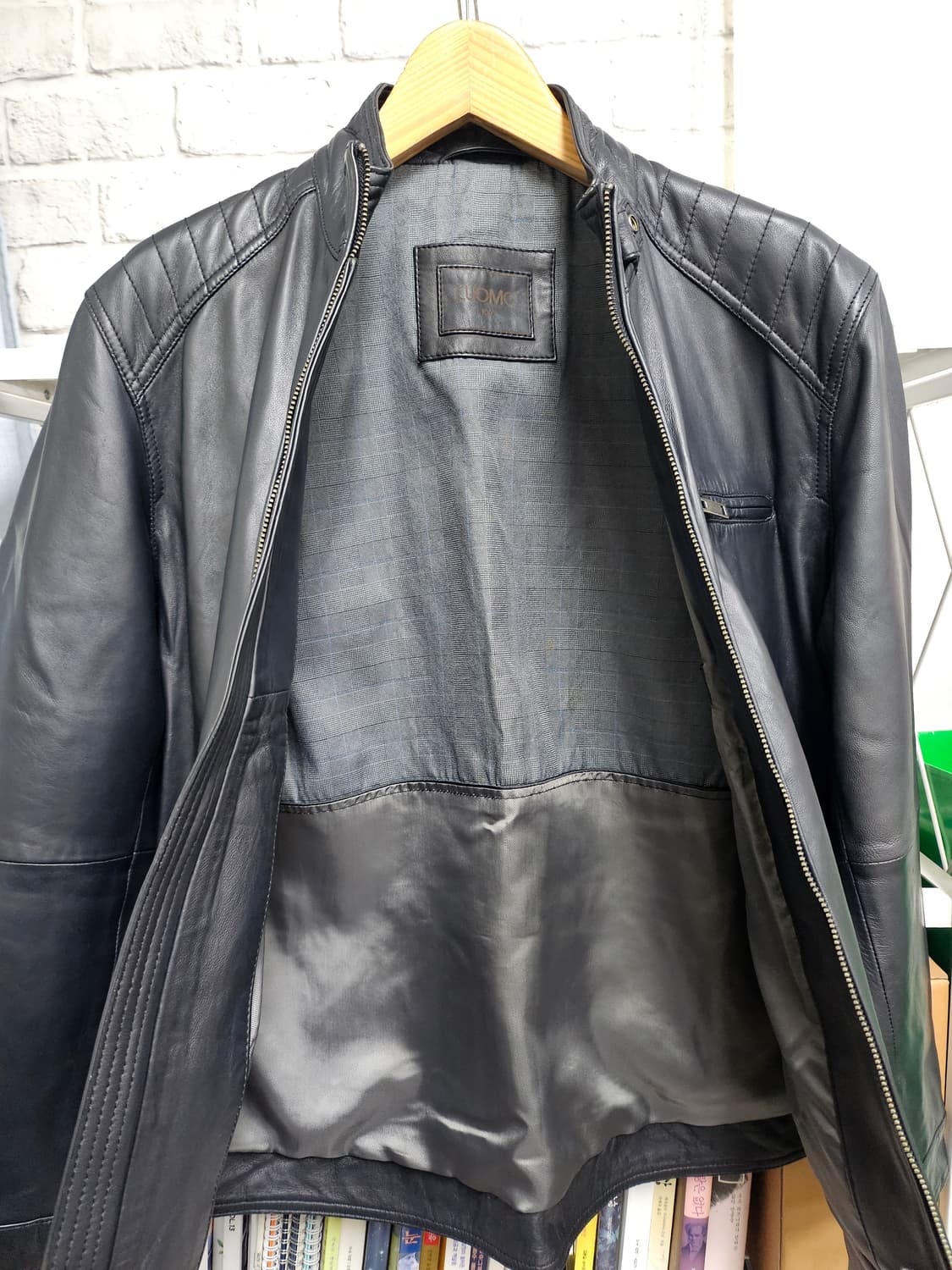 워모 20FW 남성 양가죽자켓 100 라이더 바이크자켓 XD44 상품이미지4