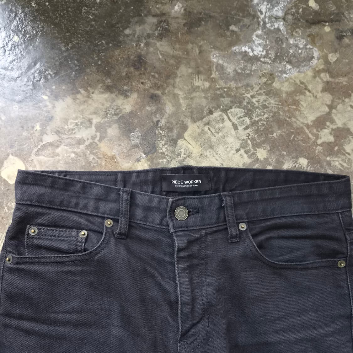 30) 피스워커 흑청 청바지 데님팬츠 블랙진 상품이미지2