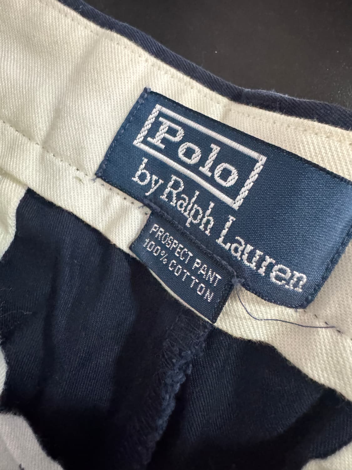 폴로 랄프로렌 클래식 코튼 치노팬츠 33인치 네이비 상품이미지3