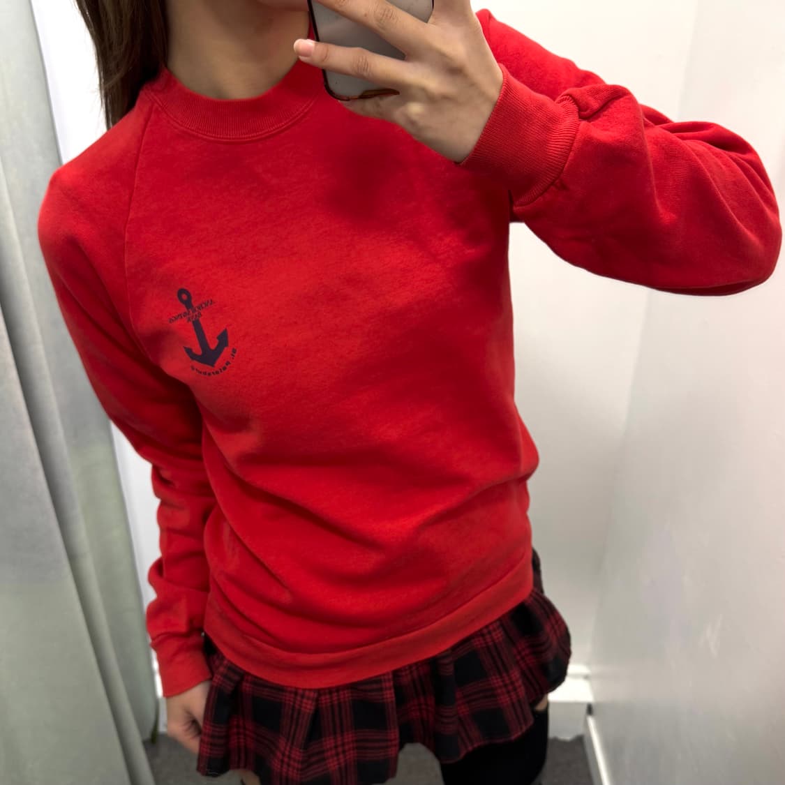 Jerzees 레드 앵커 맨투맨 상품이미지2