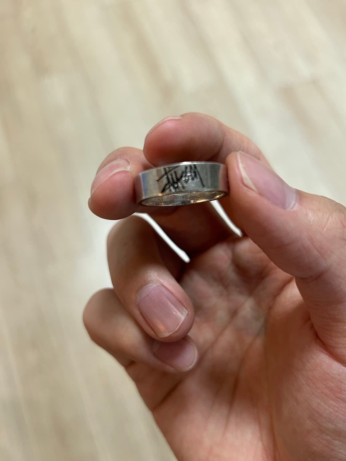 빈티지 스투시 실버  상품이미지1