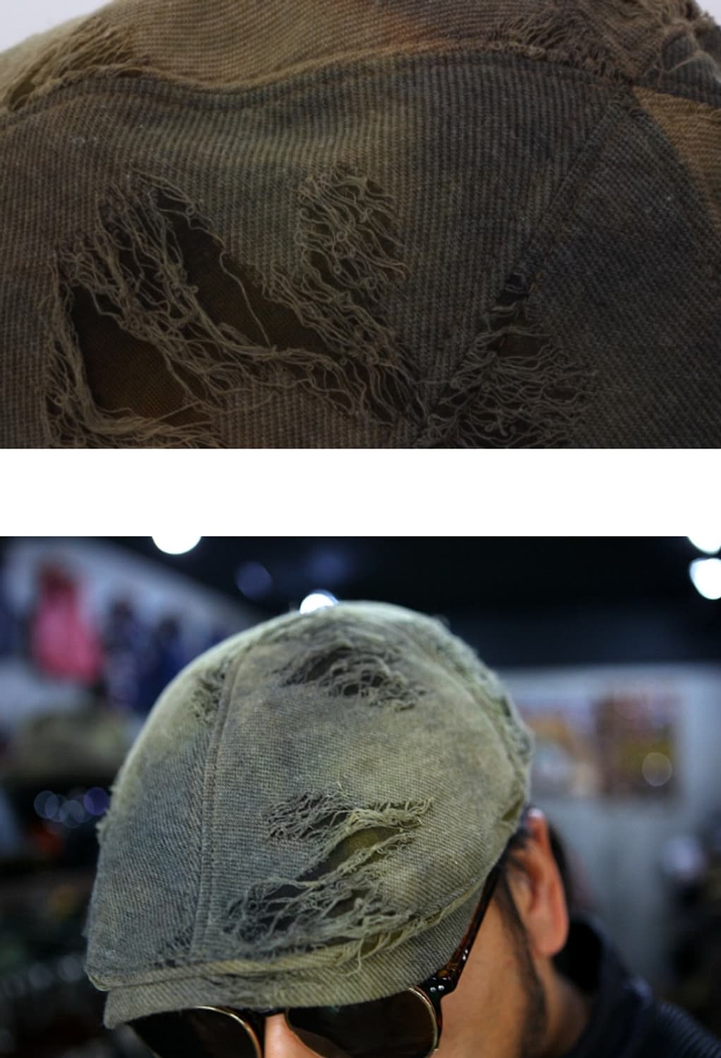 누더기 헌팅캡  상품이미지2