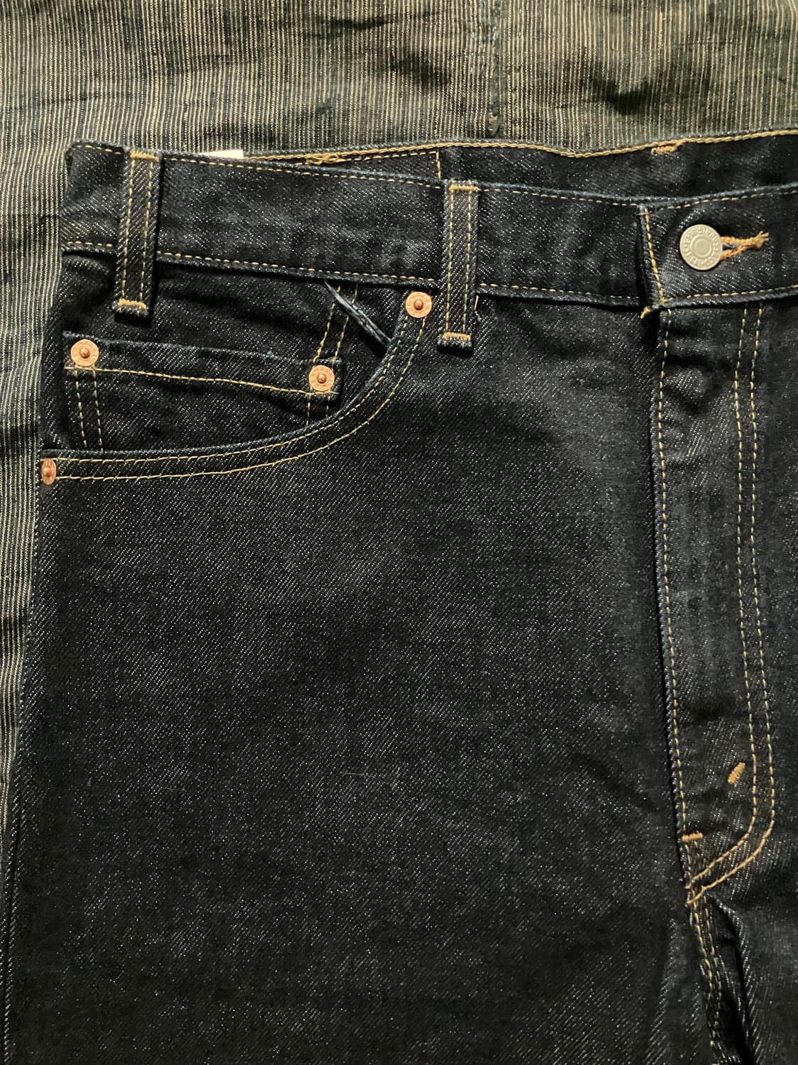 🇺🇸 데드스탁 USA 빈티지 리바이스 517 부츠컷 데님 팬츠 상품이미지4