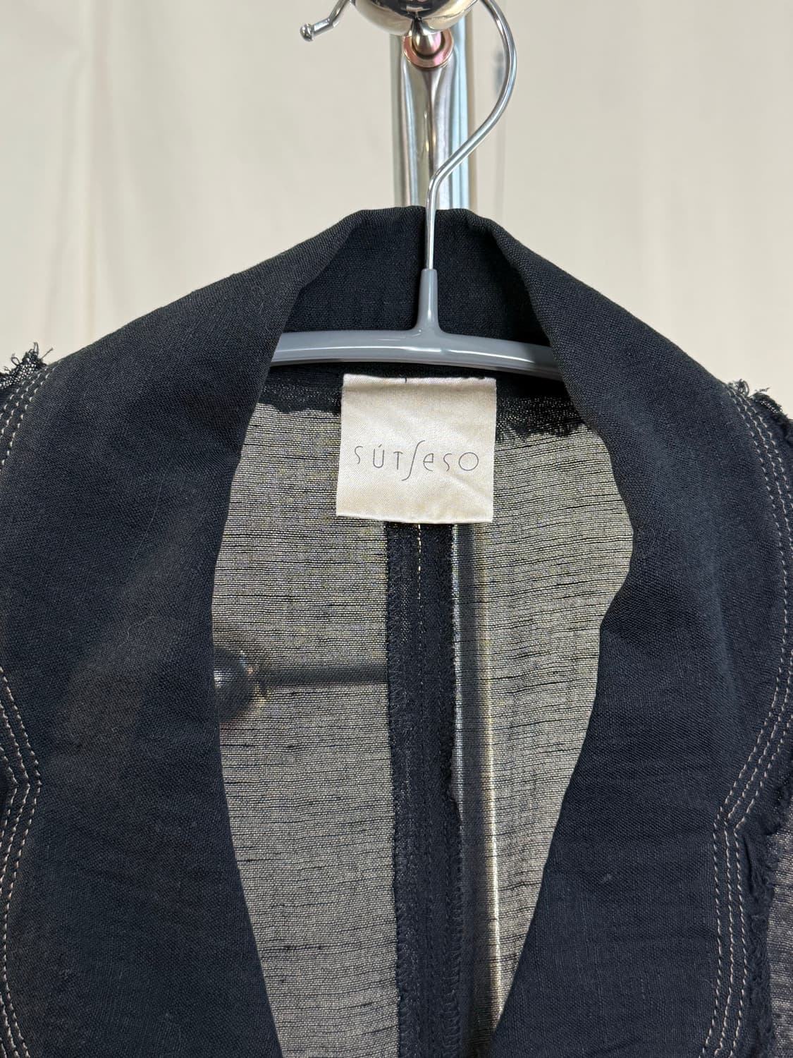 Sutjeso 린넨 스티치 자켓 상품이미지4