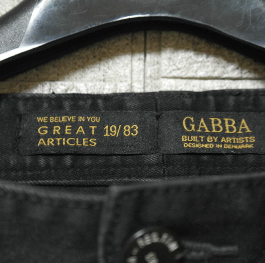 Gabba 브랜드의 블랙 데님 청바지 상품이미지3