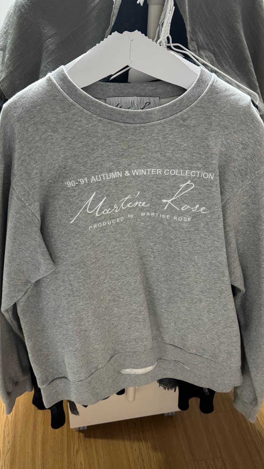 마틴로즈 맨투맨 스웻셔츠 긴팔티 M 상품이미지1