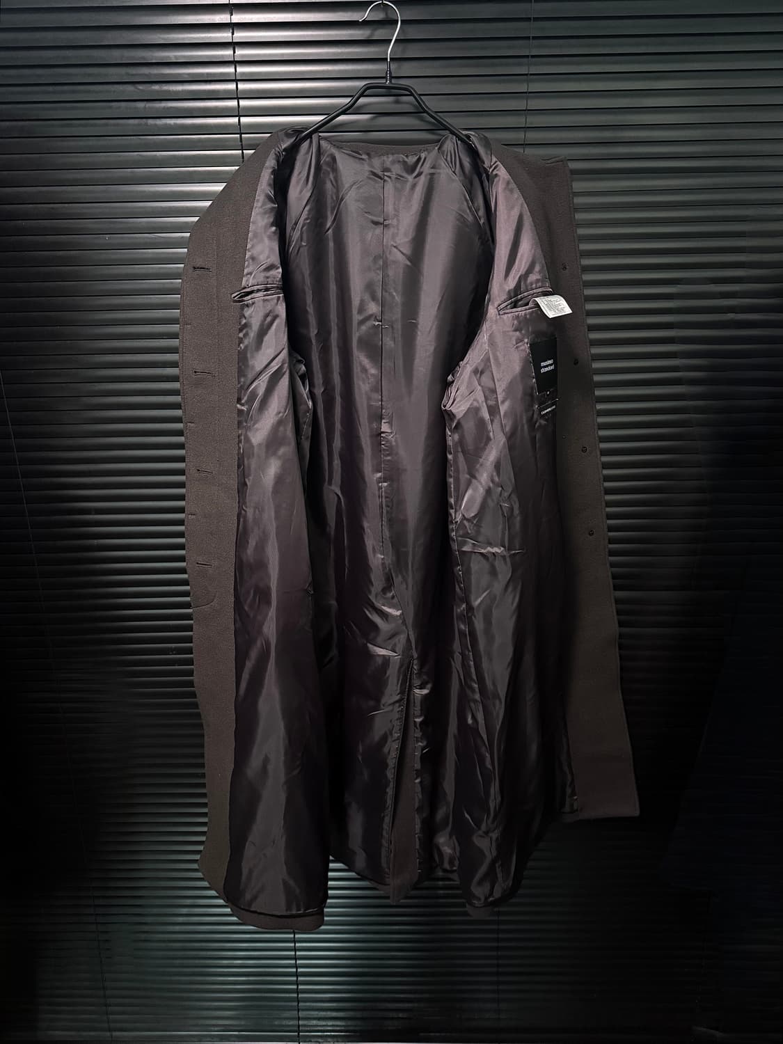 무신사 스탠다드 브라운 갈색 캐시미어 블렌드 울 모 발마칸 코트 M 95 상품이미지5