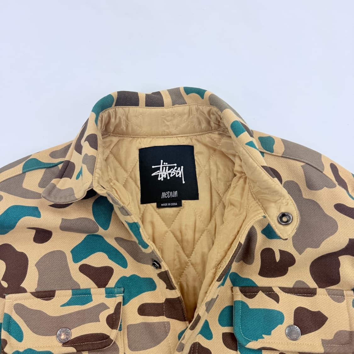 스투시 카모플라쥬 퀄팅자켓 상품이미지4