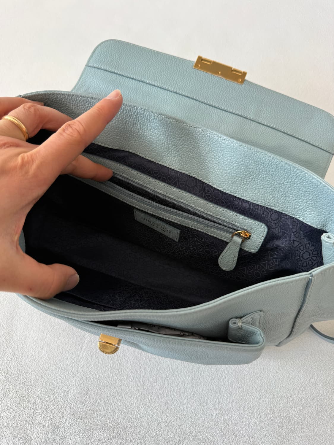 니나리치(NINA RICCI) 레더 사첼백  상품이미지8