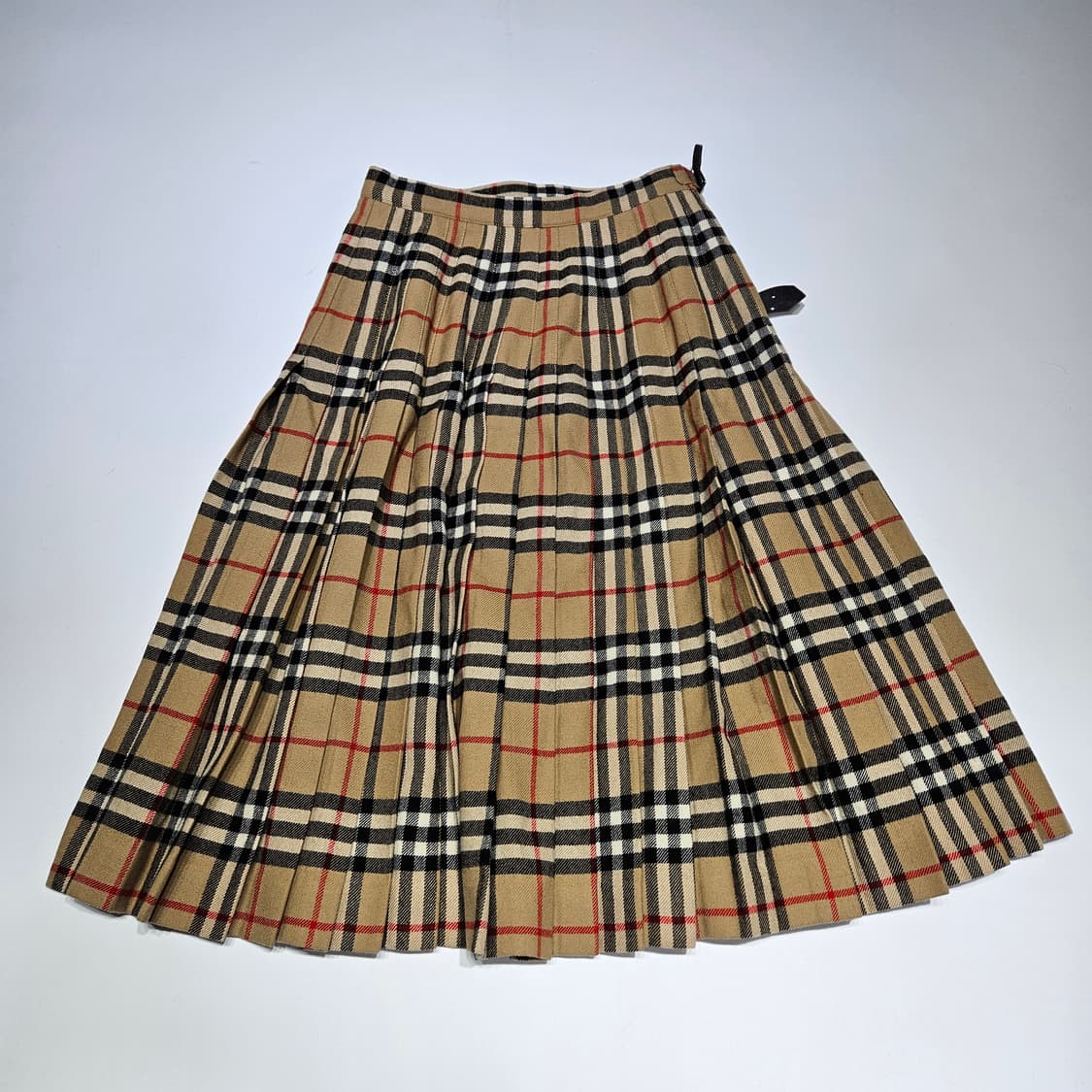 버버리 체크 울 스커트[XS] 상품이미지3