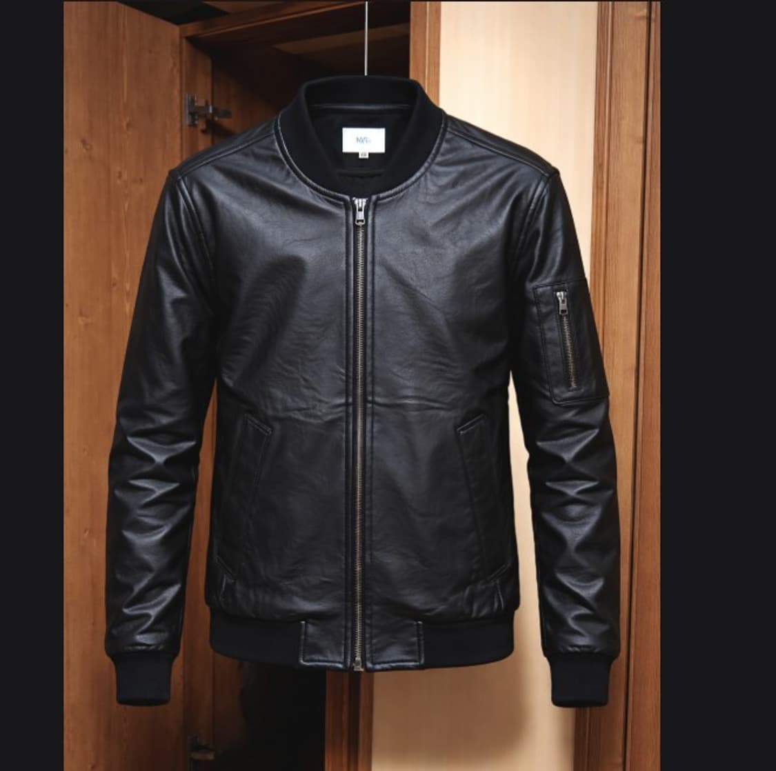 95 / 양가죽 MA-1 블루종 봄버자켓/와양330 상품이미지1