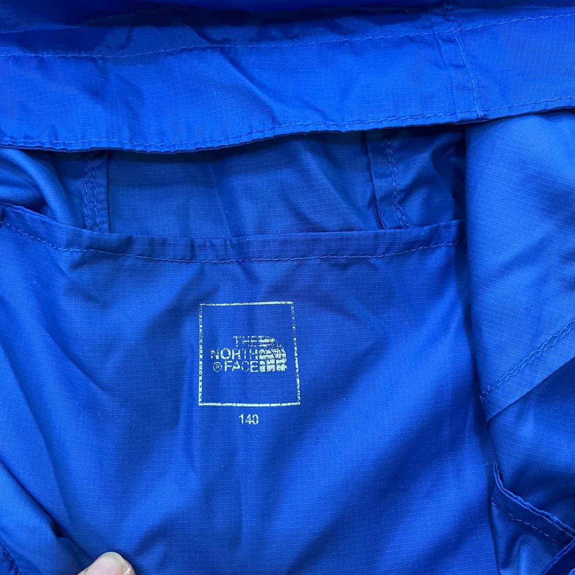 140 노스페이스 키즈 후드 바람막이 0414M 상품이미지2