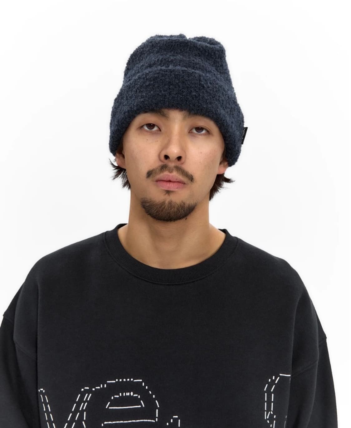 Y.E.S. Boucle Beanie Navy 상품이미지2