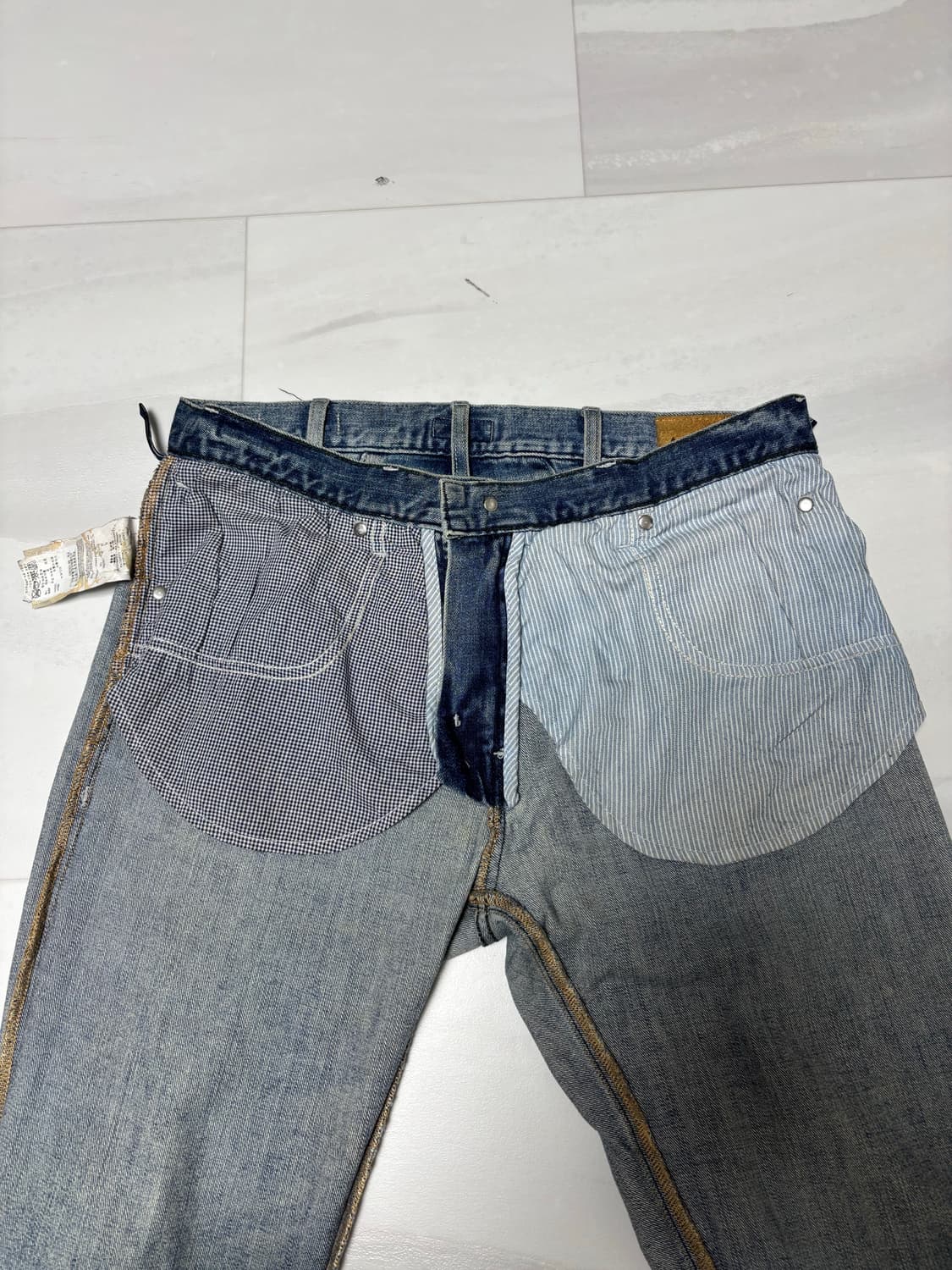 아르마니 진스 알마니 진스 청바지 데님 J45 레귤러 32사이즈 연청바지 상품이미지4