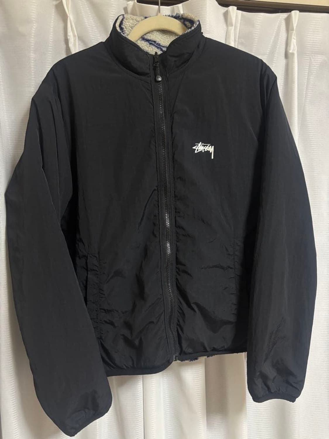 스투시 드래곤 리버시블 쉐르파 자켓 내츄럴 상품이미지4