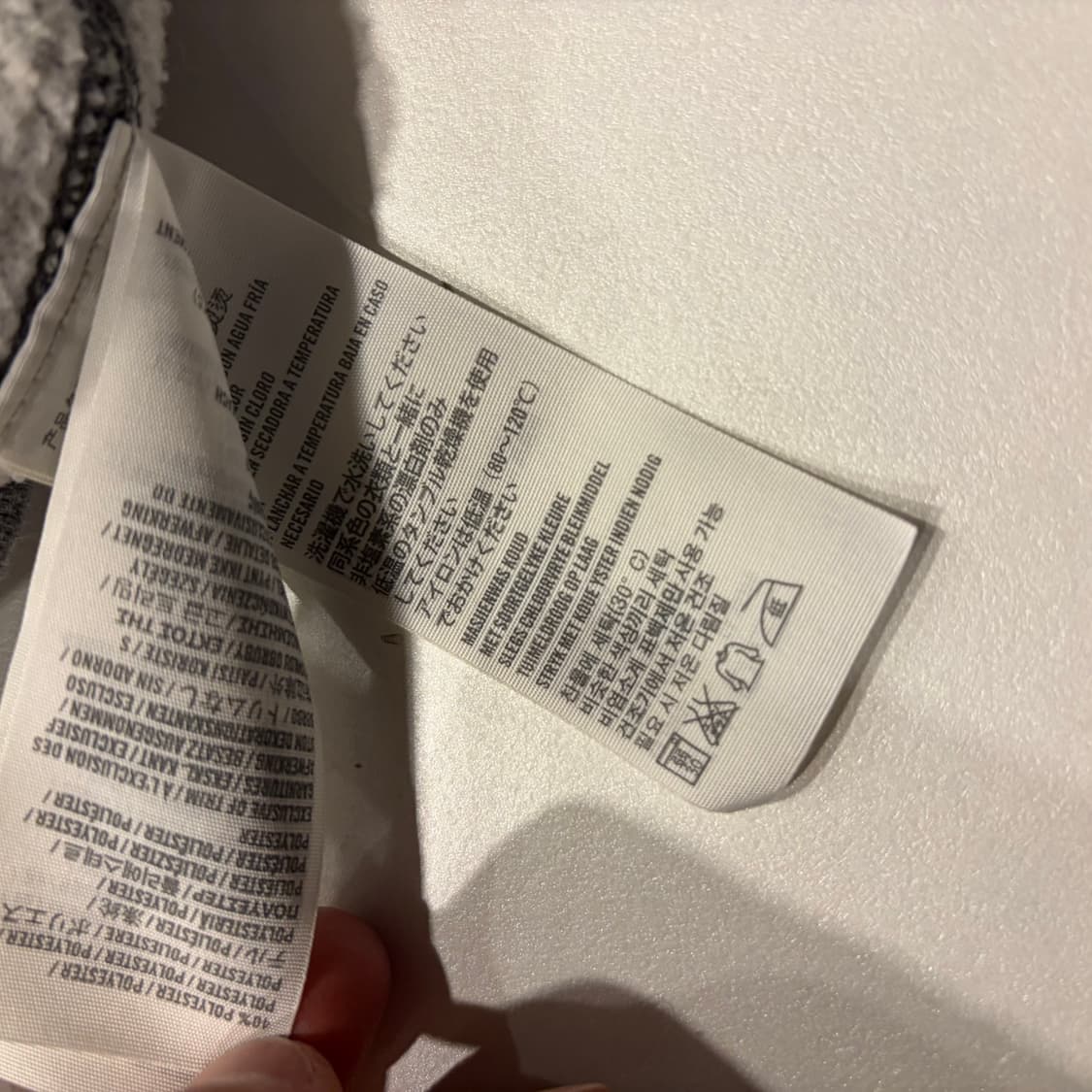 [S] 아베크롬비 버튼 회색 후드 집업 C632 상품이미지8