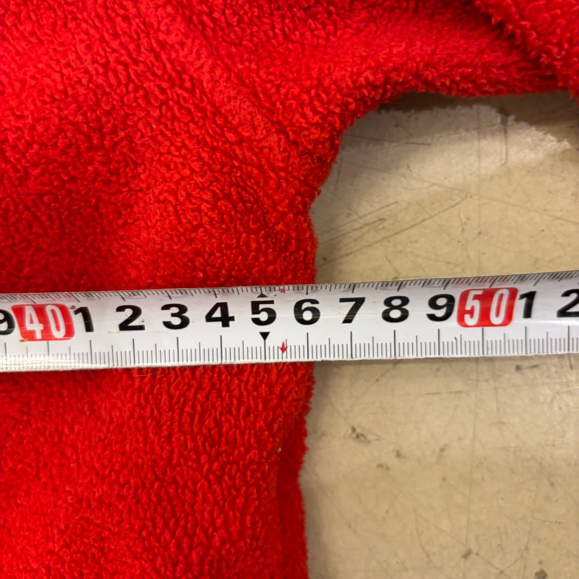 타미힐피거 레드 빅로고 플리스 하프집업 상품이미지5