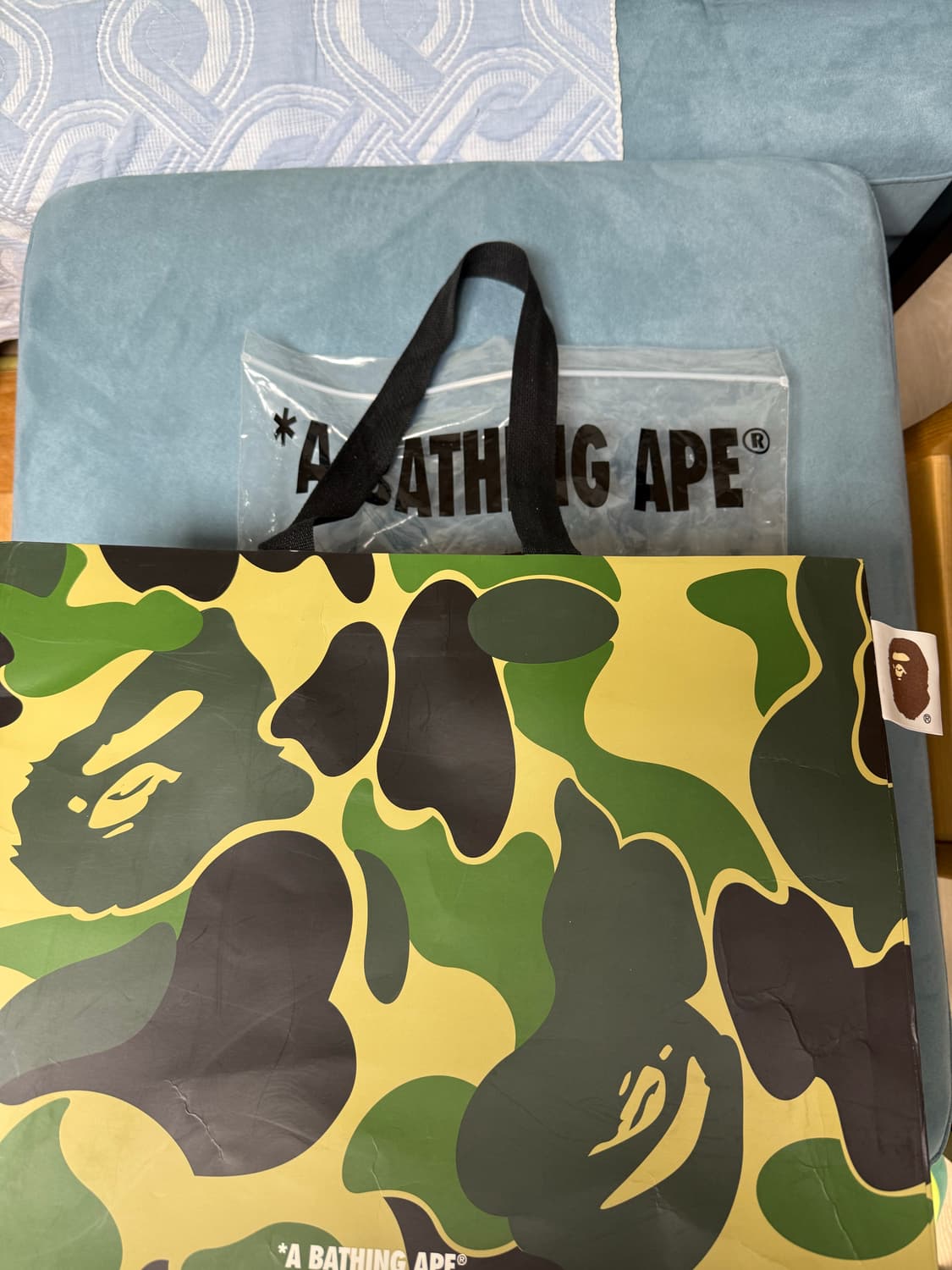 BAPE 베이프 마블링 샤크 후드 블랙 (황금 사이즈) 상품이미지3
