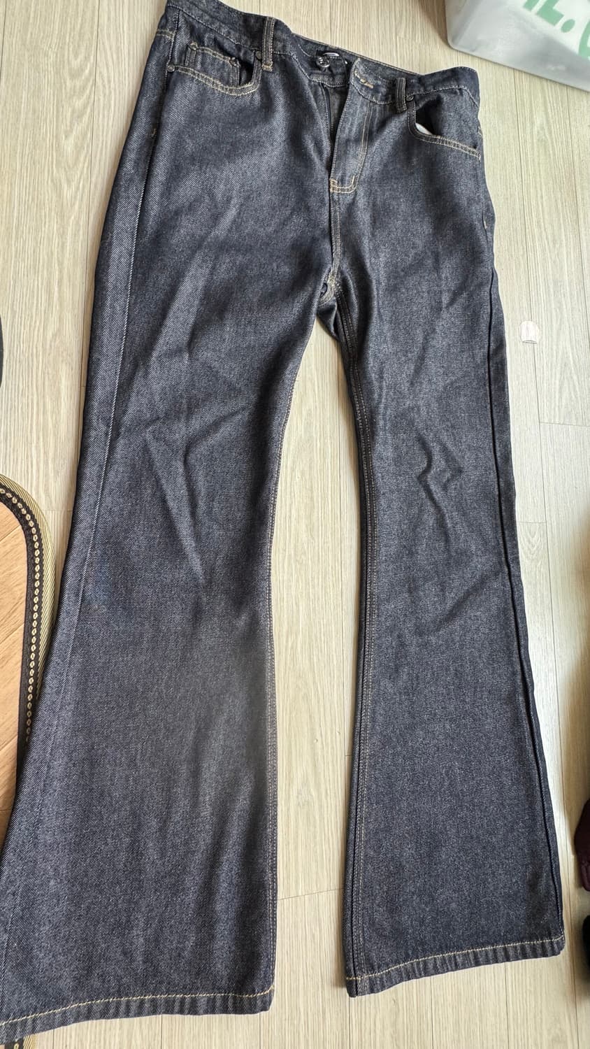 새상품급 DNSR 디엔에스알 플레어 부츠컷 데님팬츠 m 상품이미지4