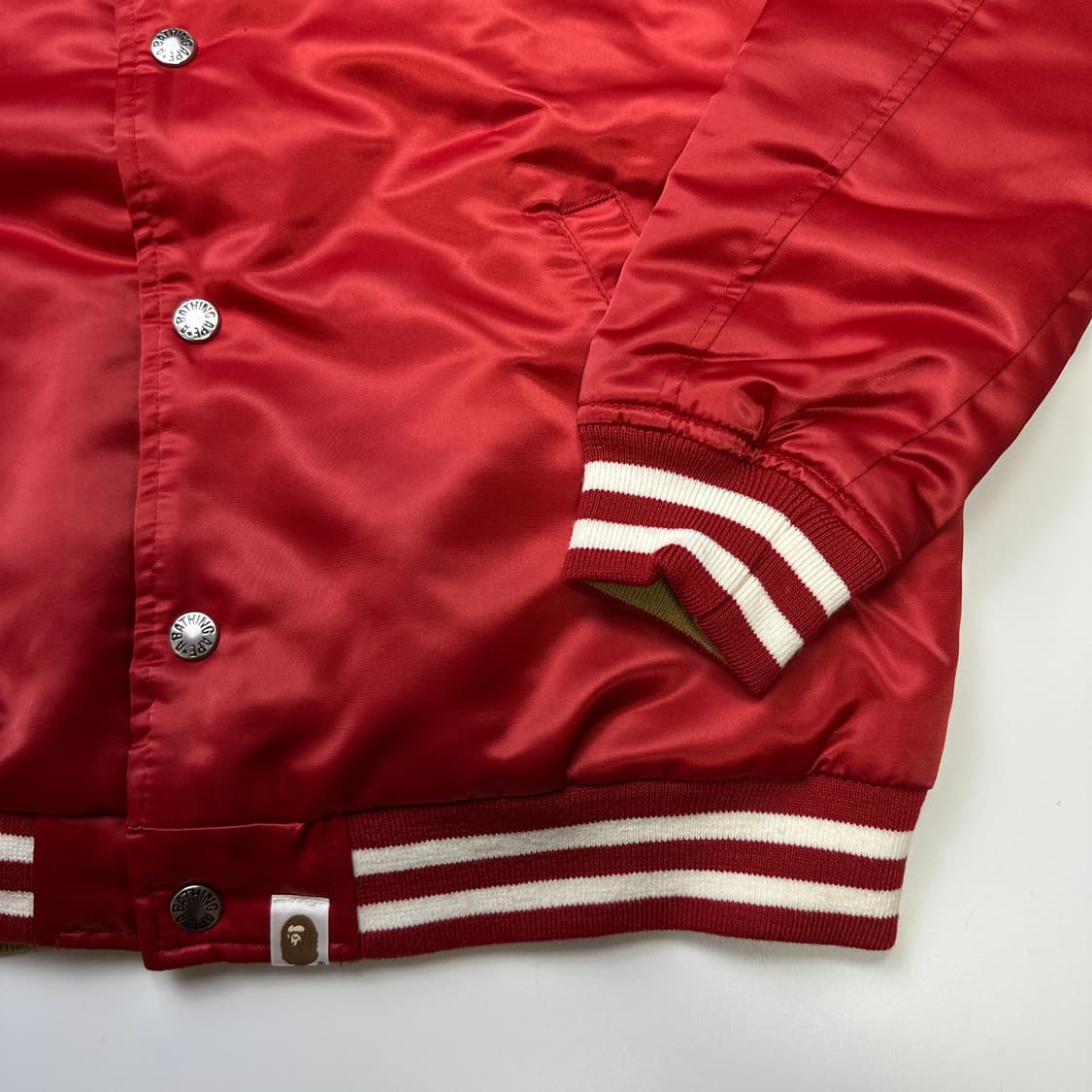 BAPE 22SS 베이프 리버시블 바시티 자켓 상품이미지4