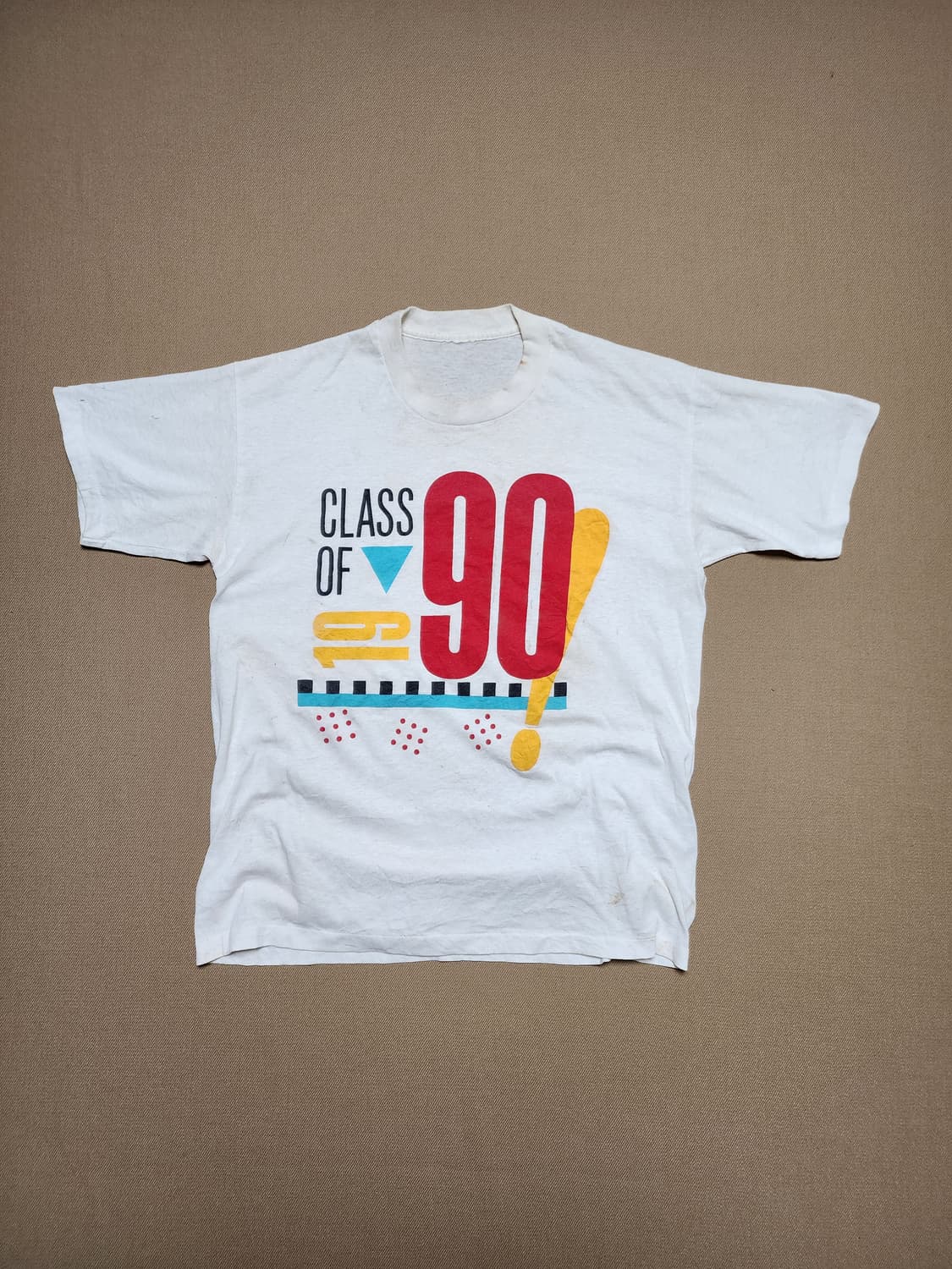90's "Class of 90" 레트로 그래픽 티셔츠42 상품이미지1