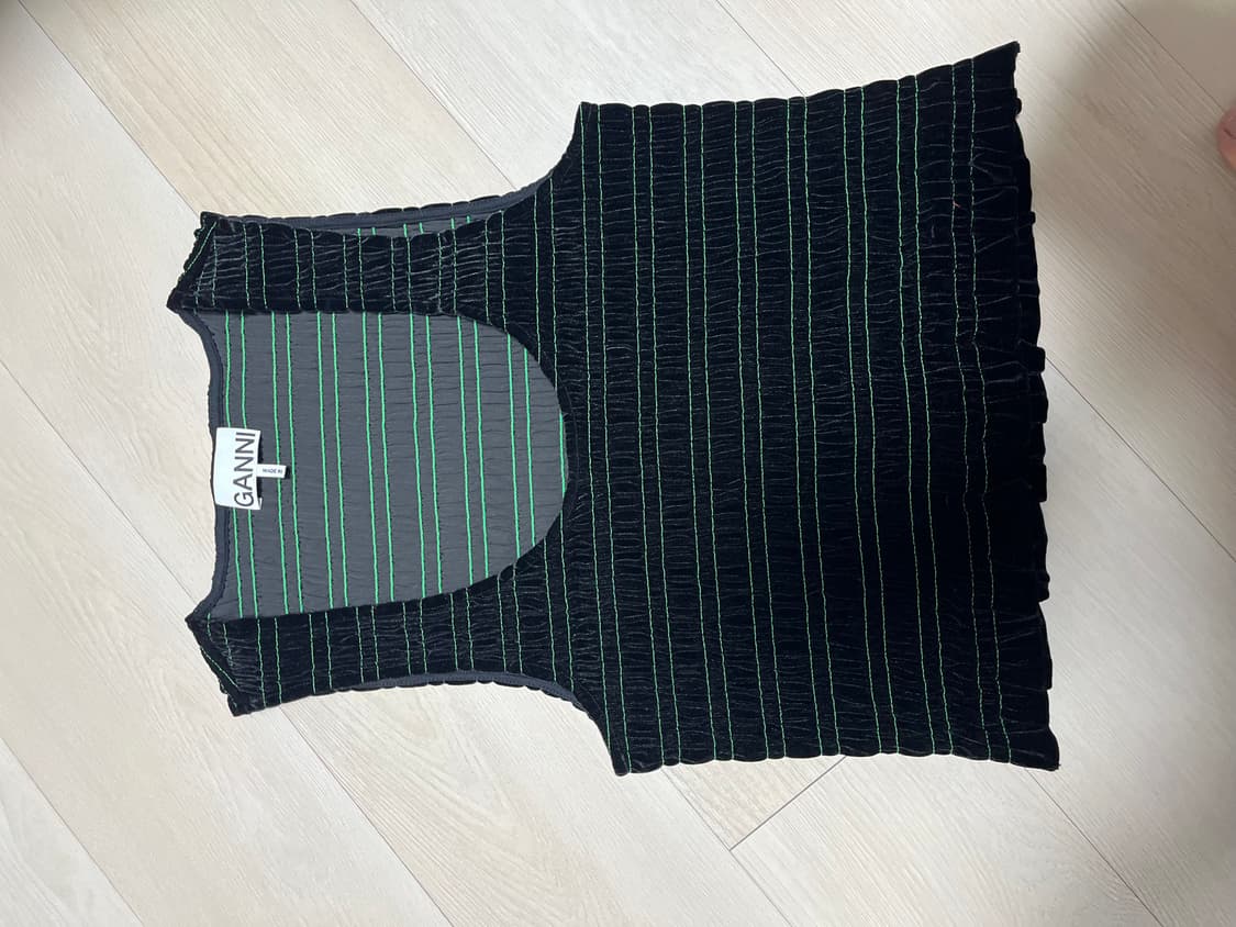 가니 벨벳 뷔스티에 40 새상품 상품이미지4