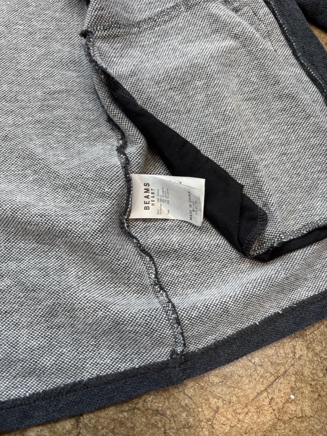 Beams Heart 코튼 포켓 가디건 상품이미지4