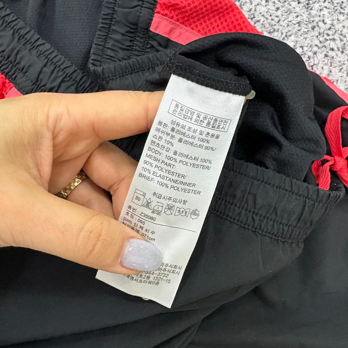 L 리복 기능성 러닝 반바지 숏팬츠 0316J 상품이미지4