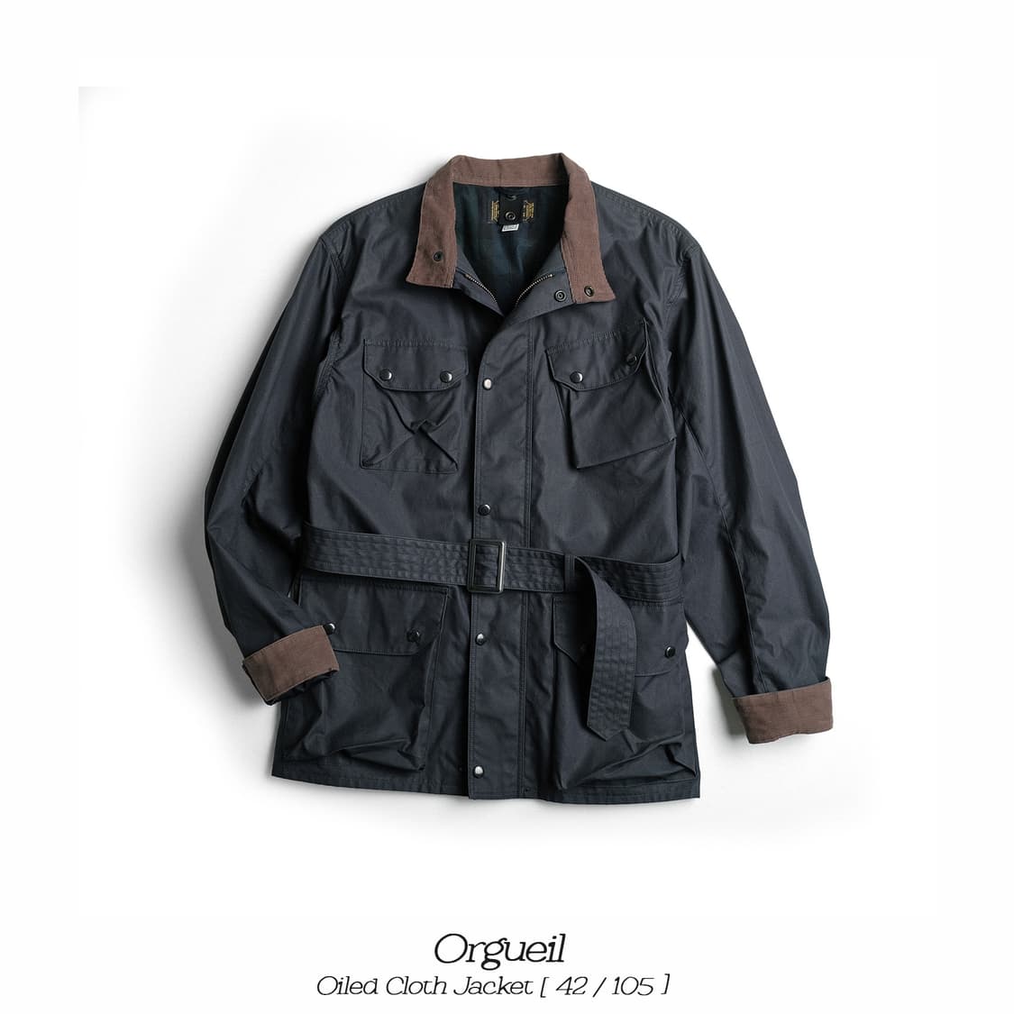 Orgueil 오르게이유 오일드 모터사이클 자켓 42(105)사이즈 상품이미지1