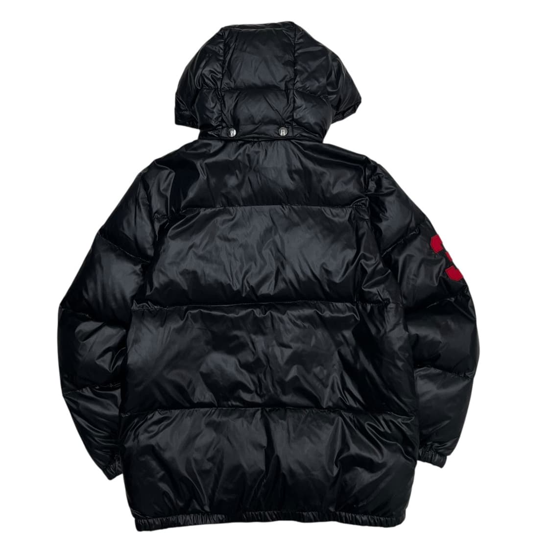 폴로 랄프로렌 레드 빅포니 블랙 후드 패딩 L 상품이미지5