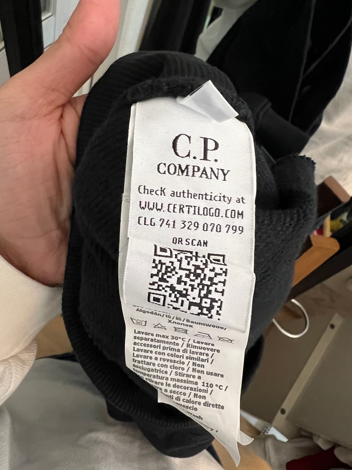 CP 컴퍼니 블랙 카고 조거팬츠 (32) 상품이미지5