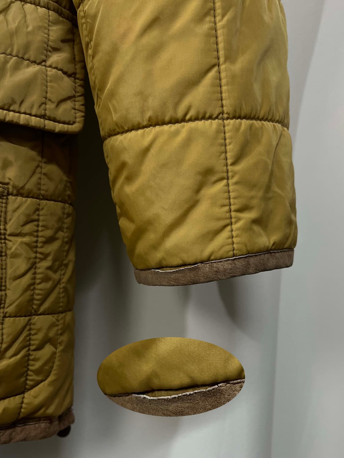 폴로 랄프로렌 스웨이드 플레이드 퀼팅 카코트 헌팅 자켓 상품이미지7