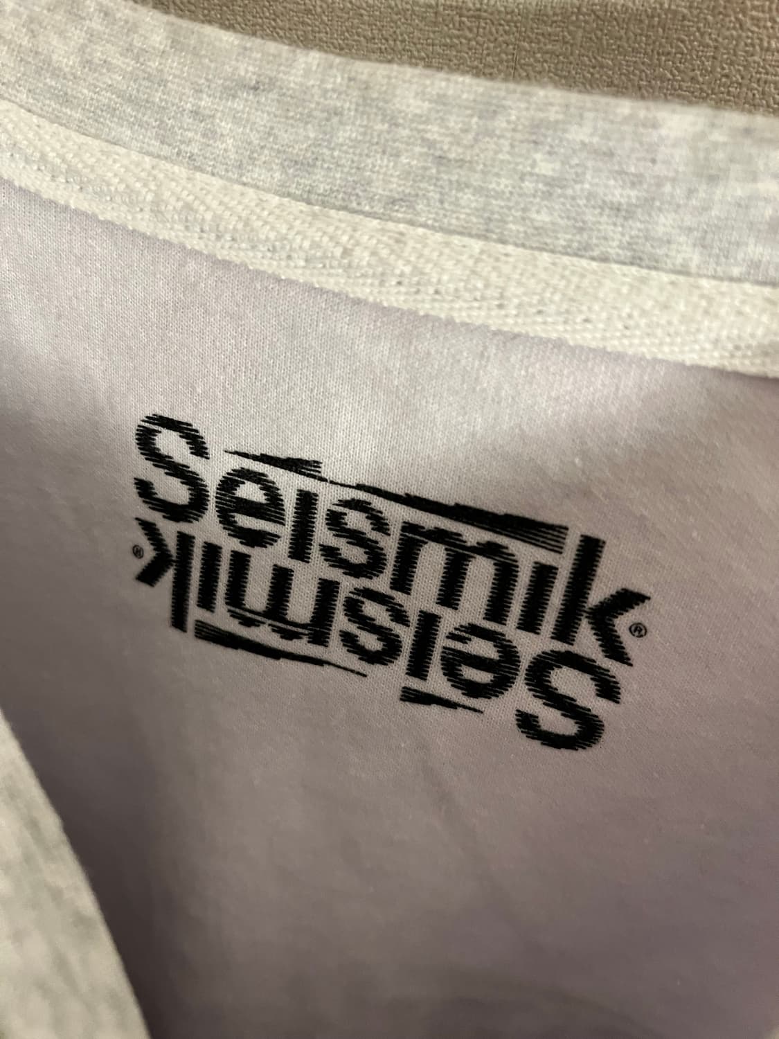 Seismik Stratum Sweatshirt Melange White 상품이미지5
