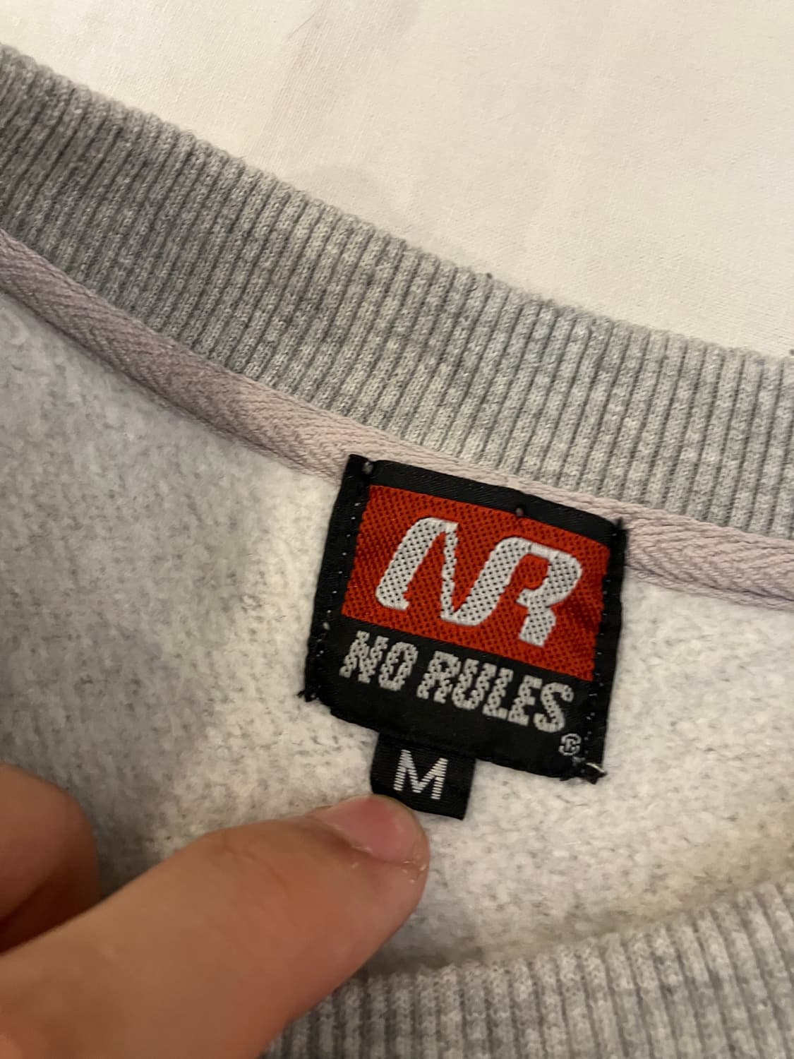 00s NO RULES 스케이트보드 백프린팅 힙합 맨투맨 상품이미지5