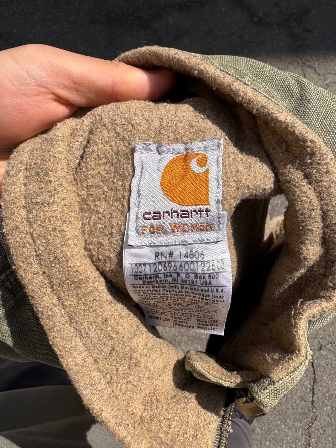 00s 칼하트 WV001 쉐르파 라이닝 모크넥 베스트 상품이미지4