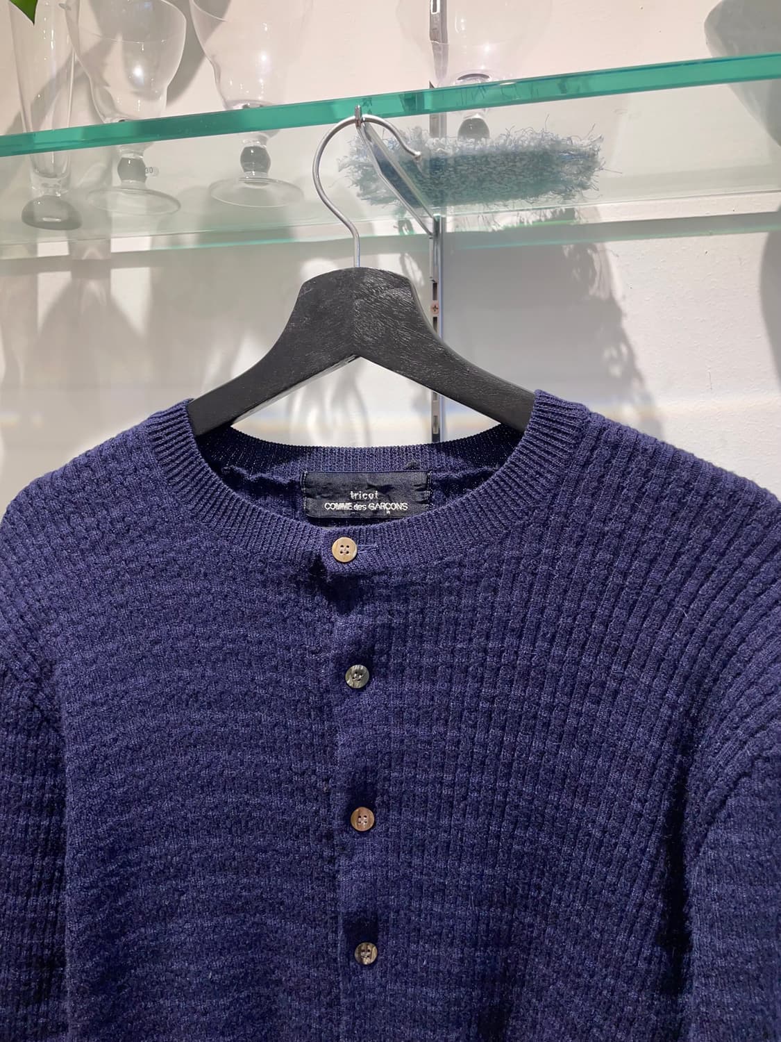 꼼데가르송 트리콧 pleats cardigan  상품이미지3