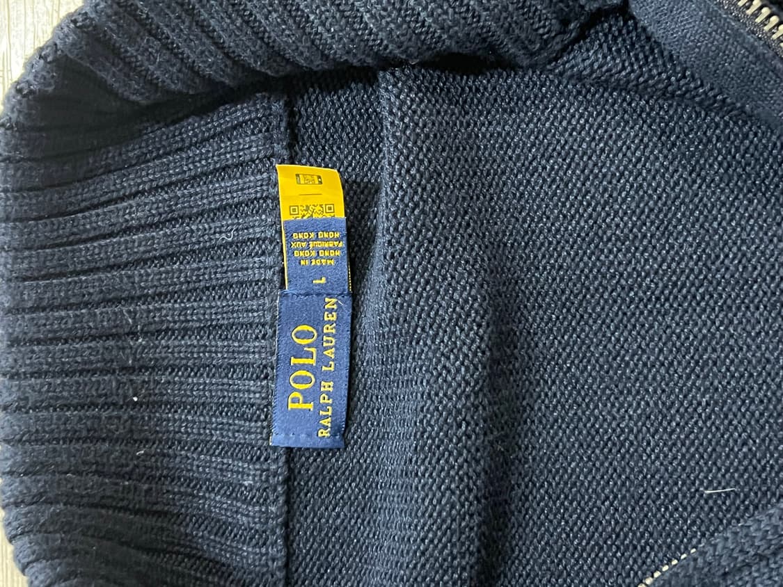 폴로 반집업 니트 L (105) 상품이미지2