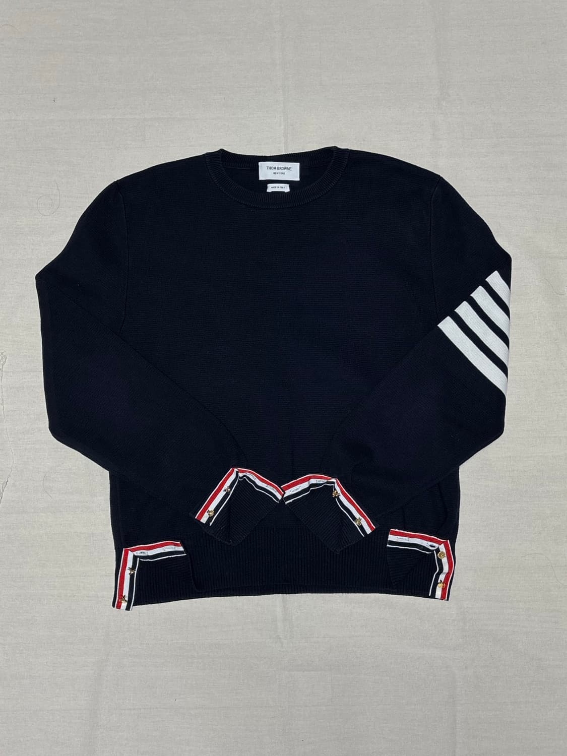 톰브라운 사선완장 밀라노스티치 니트 [4] 상품이미지1
