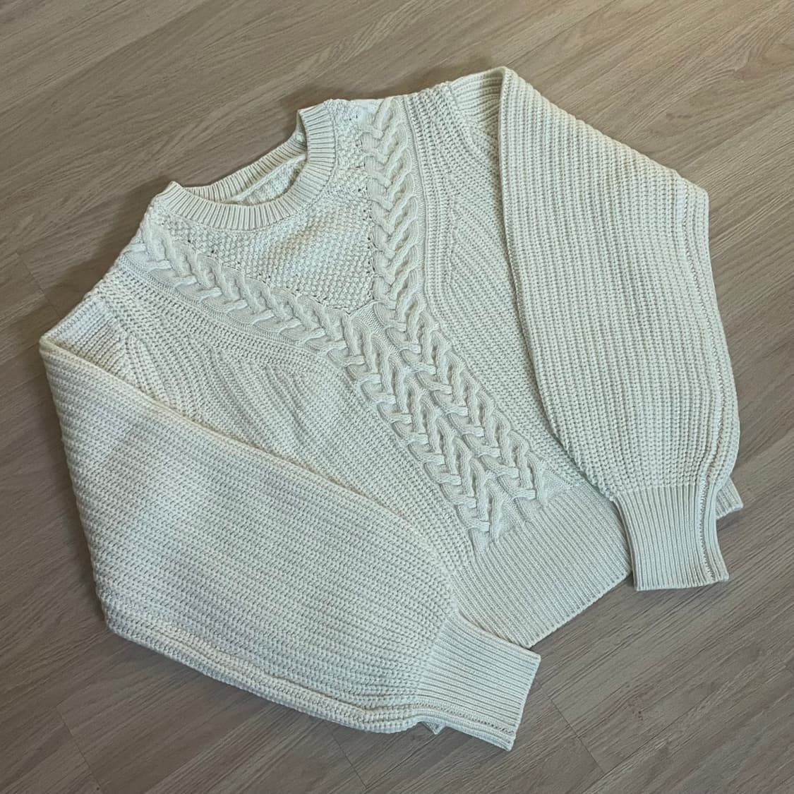 [새상품] 여성 아이보리 니트 상품이미지2