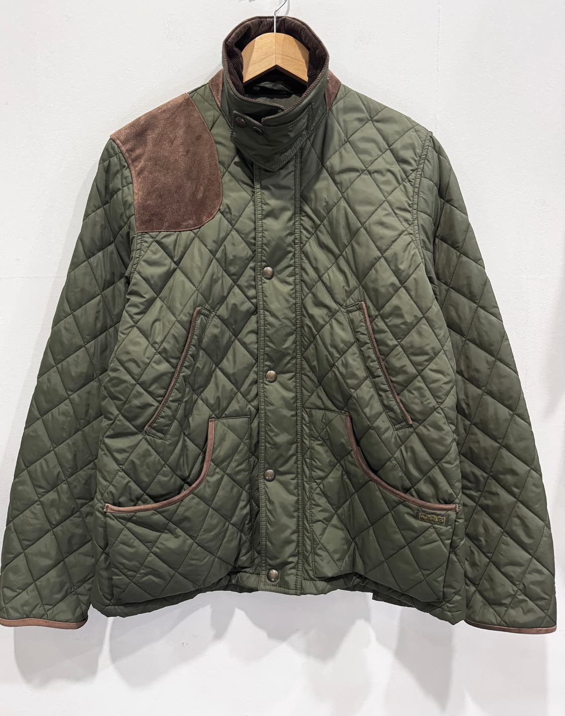 폴로 랄프로렌 퀼팅 자켓 L 올리브 상품이미지1