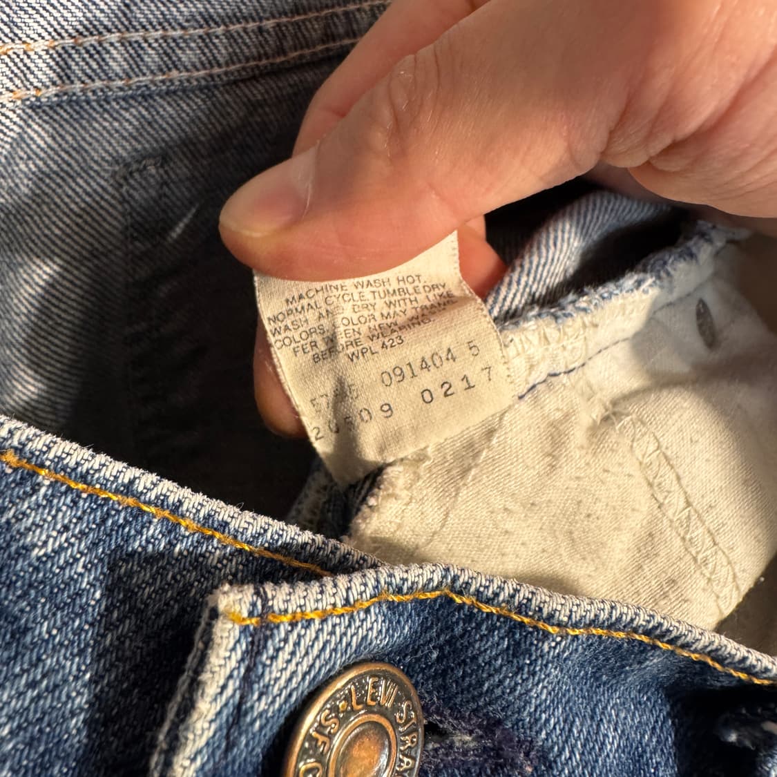 80s Levis Orange Tab 505  Made In USA 상품이미지7