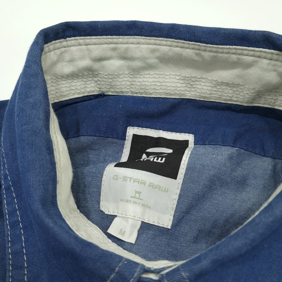 CN845 M 지스타로우 데님 긴팔 셔츠 남방 상품이미지4