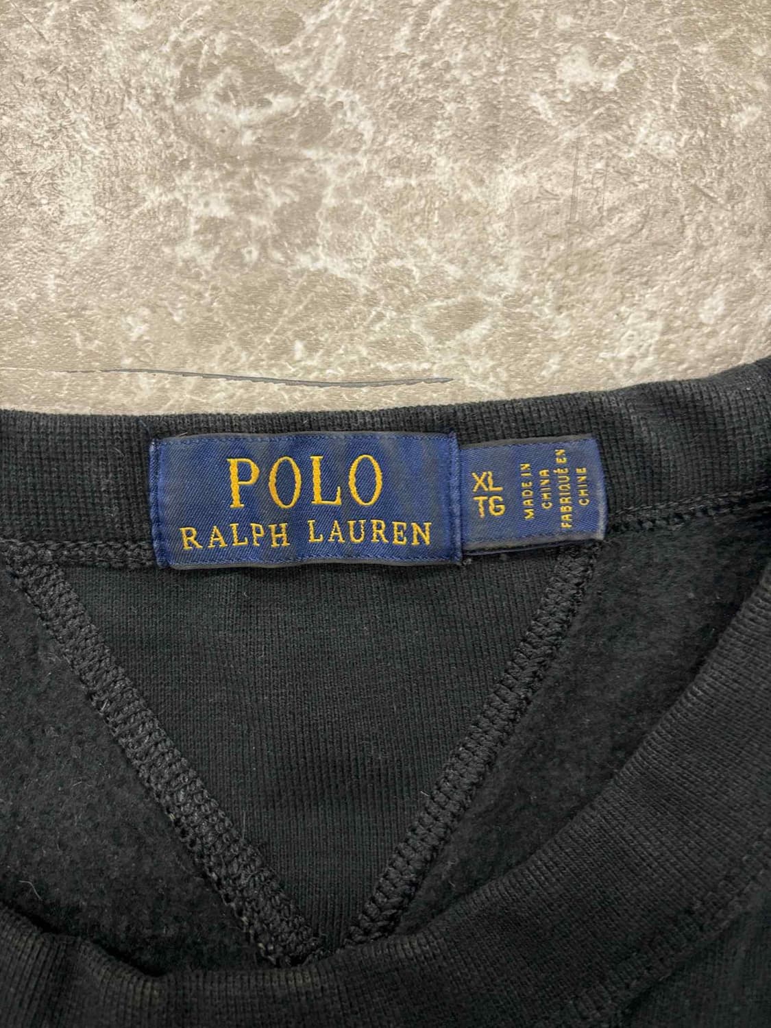 폴로 랄프로렌 준신형 블랙 스웨트셔츠 맨투맨(XL) 상품이미지4