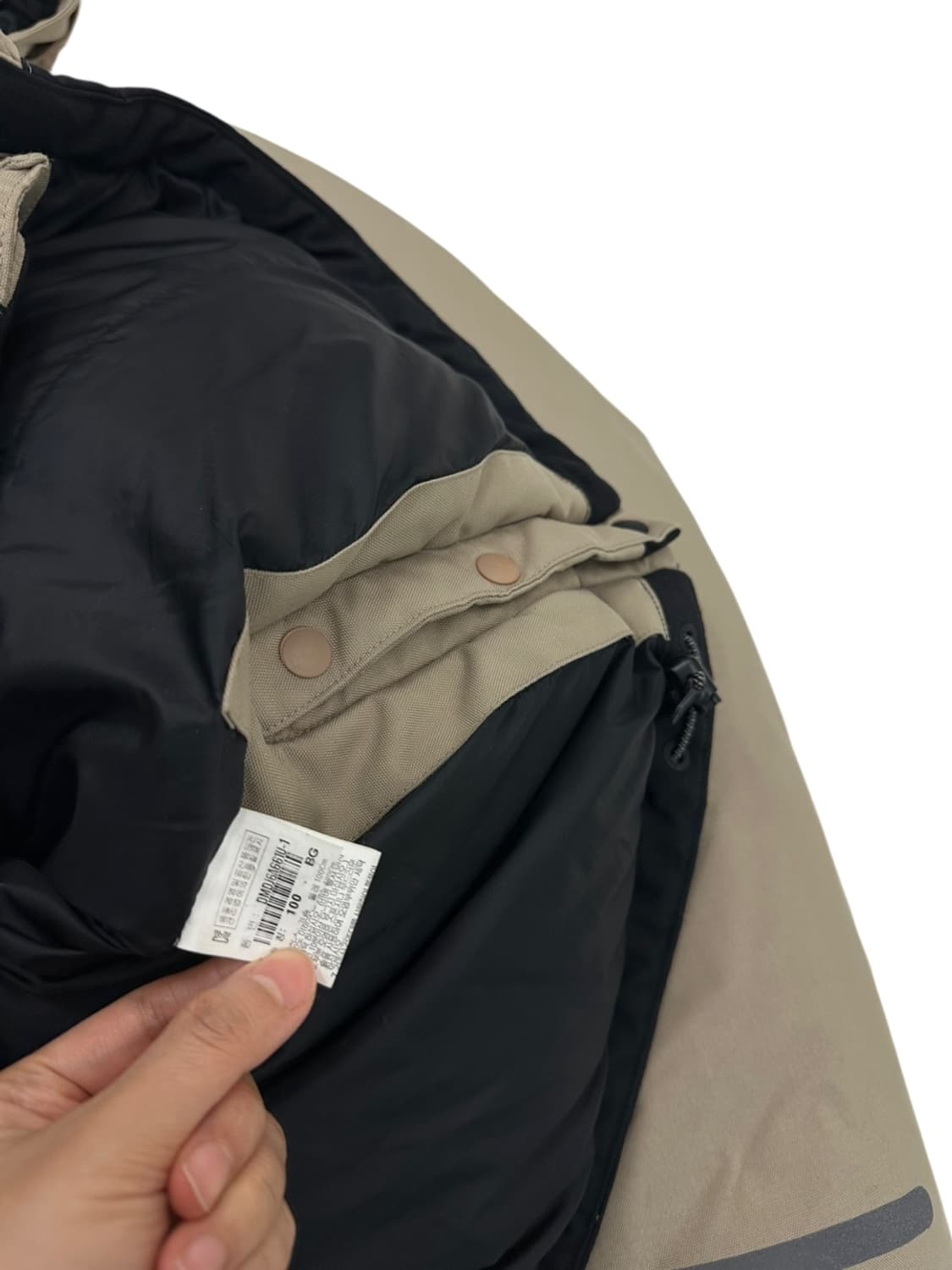 디스커버리 구스다운 패딩 베이지 (L) 상품이미지7