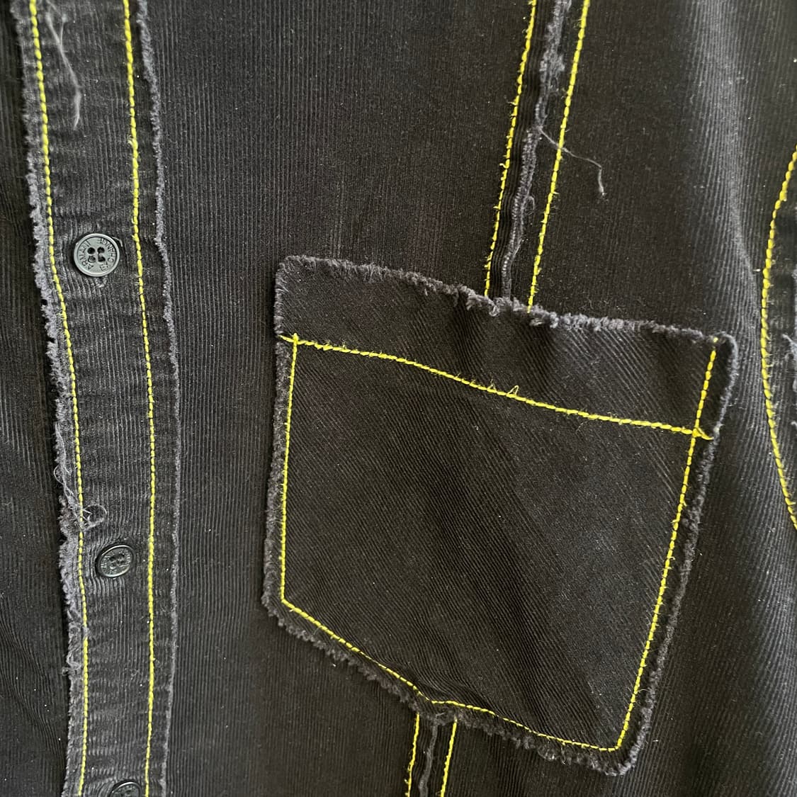 아르마니 익스체인지 옐로우 스티치 셔츠 상품이미지4