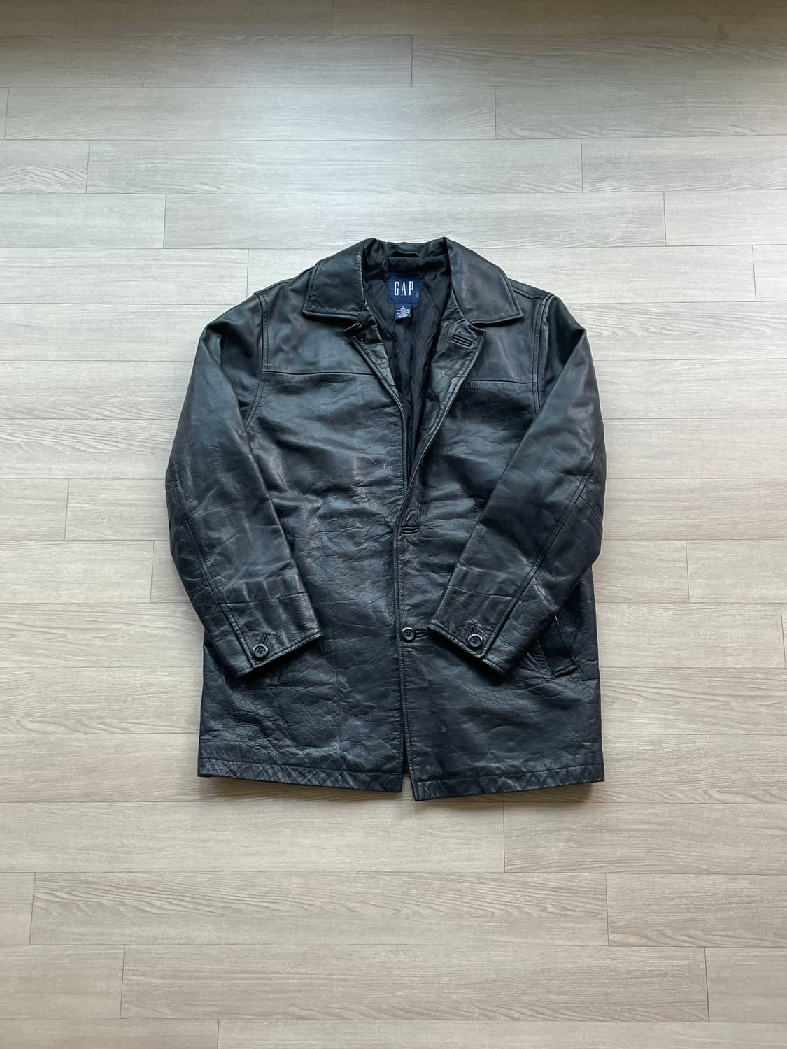 90s 올드갭 레더 카코트 gap carcoat 상품이미지1