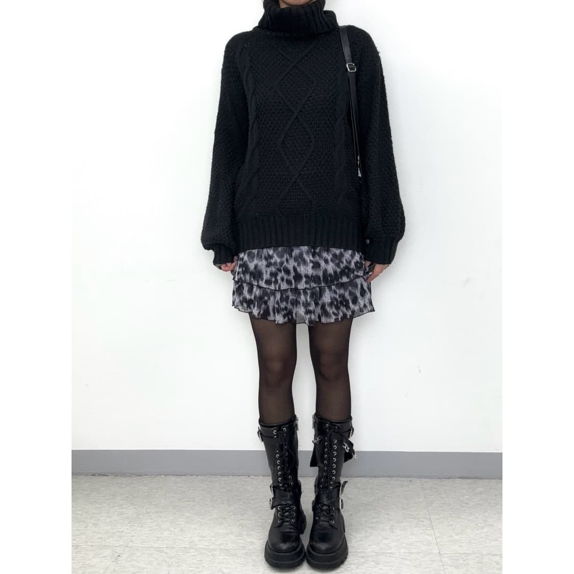 빈티지 블랙 니트 상품이미지2