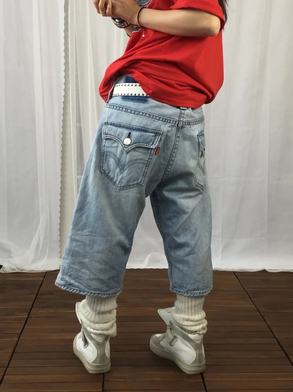 Levi’s 703 Zip Pocket Denim Shorts 상품이미지2
