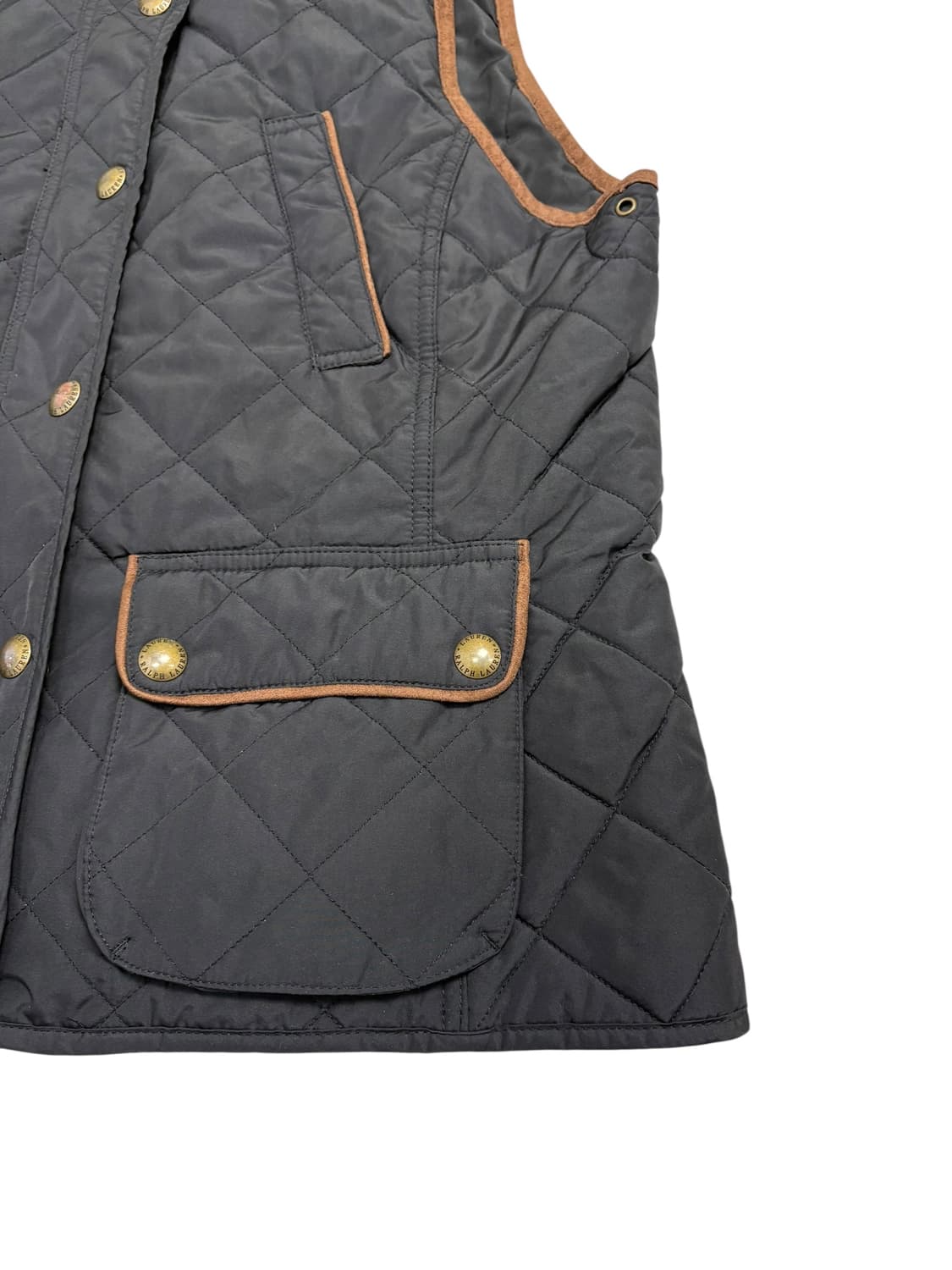 폴로 랄프로렌 퀼팅 베스트 네이비 상품이미지5