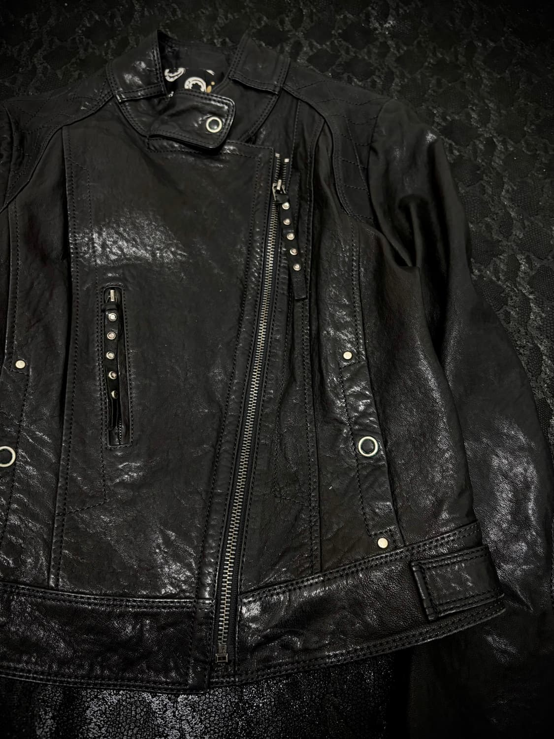“Vintage” Chic Mood Side Zipper Leather  상품이미지7